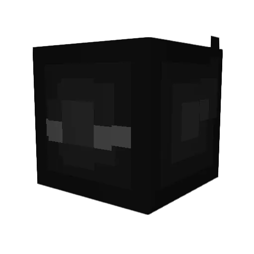 corvusnotfound Minecraft avatar head, 3D render