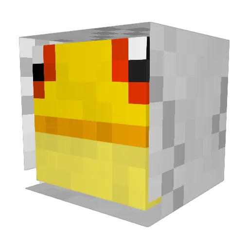 corykil Minecraft avatar head, 3D render