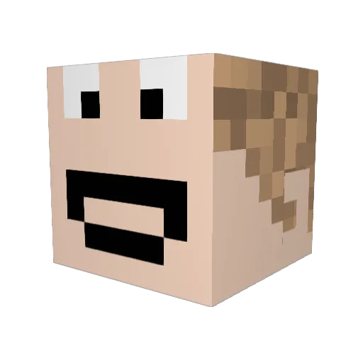cosby6 Minecraft avatar head, 3D render