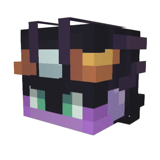 cosm0de Minecraft avatar head, 3D render