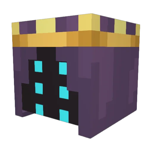 cosmastis Minecraft avatar head, 3D render