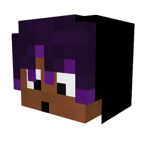 cosmay Minecraft avatar head, 3D render