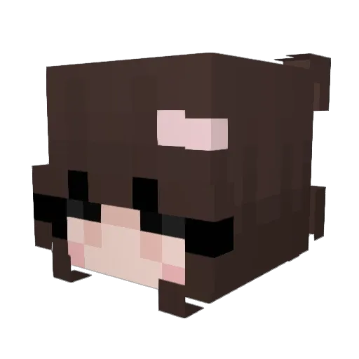 cosmeticstarss Minecraft avatar head, 3D render