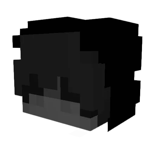 cosmetsuda Minecraft avatar head, 3D render