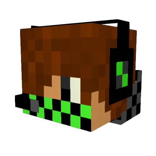 cosmic732 Minecraft avatar head, 3D render