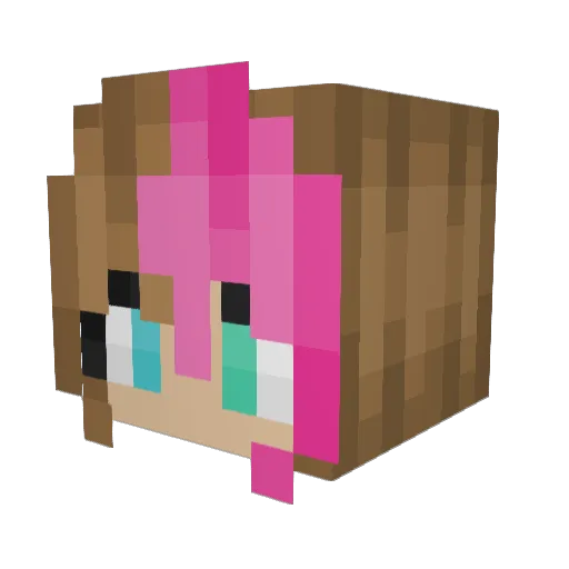 cosmicPostman Minecraft avatar head, 3D render