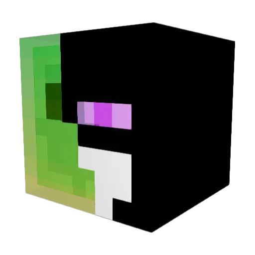 cosmic_fractal Minecraft avatar head, 3D render