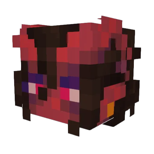 cosmicfortune Minecraft avatar head, 3D render