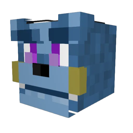 cosmictoyfred Minecraft avatar head, 3D render