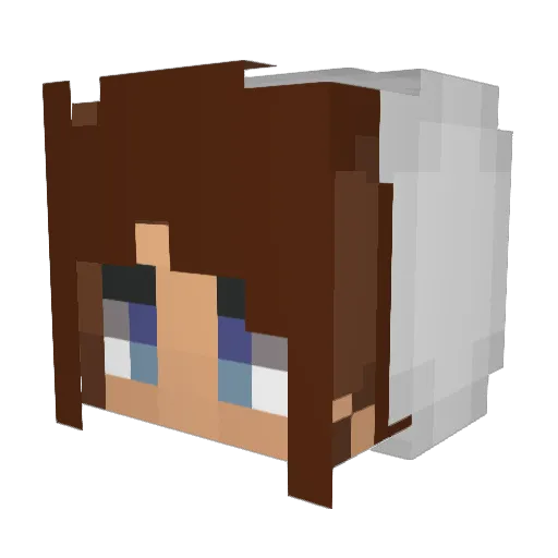 cosmicxemma Minecraft avatar head, 3D render