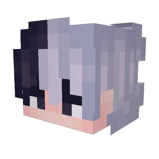 cosmix_orio Minecraft avatar head, 3D render