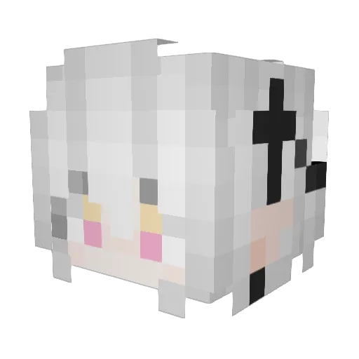 cosmo1824 Minecraft avatar head, 3D render