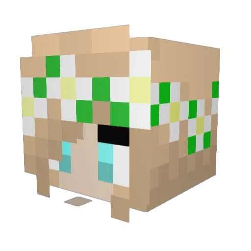 cosmo900 Minecraft avatar head, 3D render