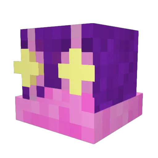 cosmoVV Minecraft avatar head, 3D render