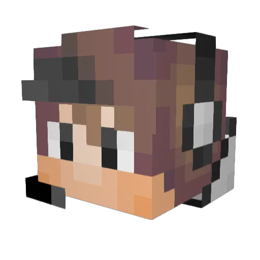 cosmo_555 Minecraft avatar head, 3D render