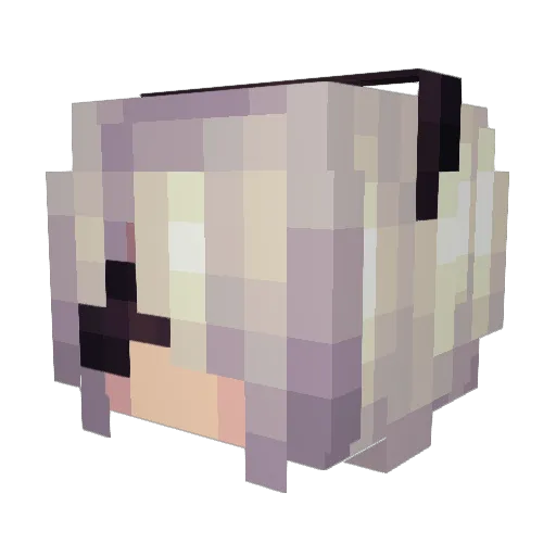 cosmokesy Minecraft avatar head, 3D render