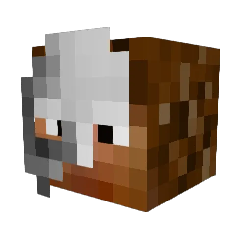 cosmolivia Minecraft avatar head, 3D render