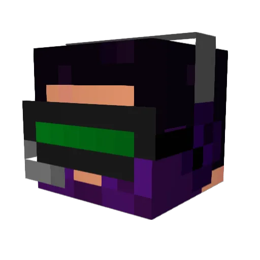 cosmos316 Minecraft avatar head, 3D render