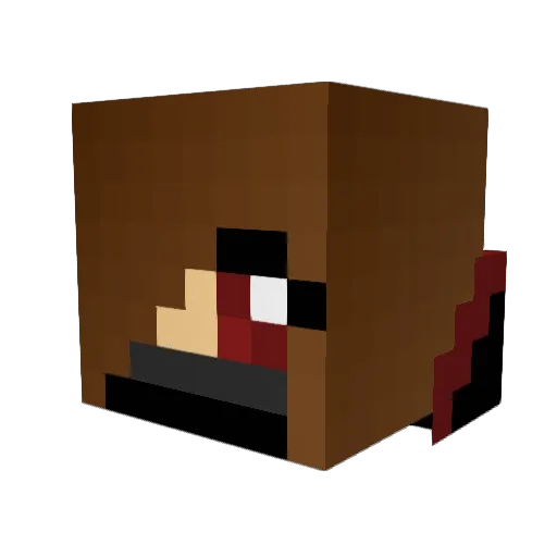 cosplayer1234 Minecraft avatar head, 3D render