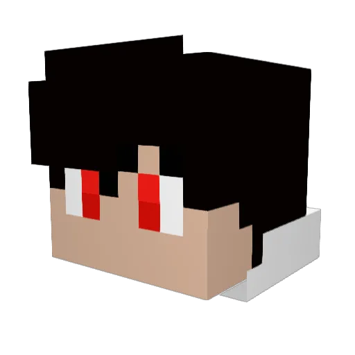 cosssa Minecraft avatar head, 3D render