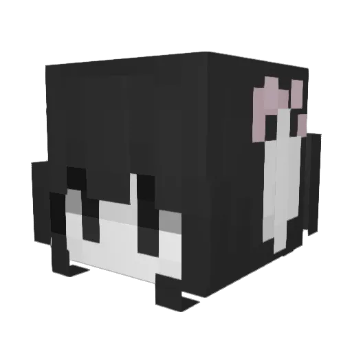 costaq Minecraft avatar head, 3D render