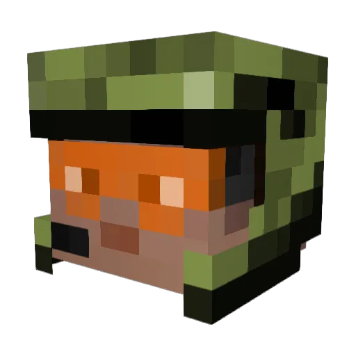 costlyscar Minecraft avatar head, 3D render