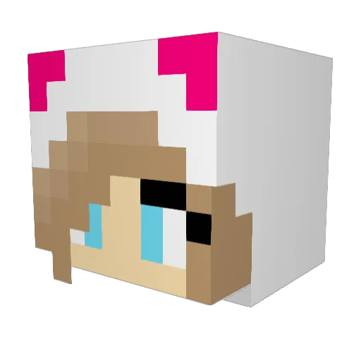cosumosu Minecraft avatar head, 3D render