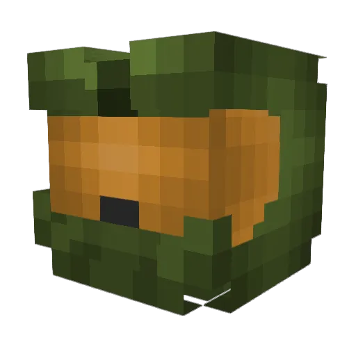 cosykid Minecraft avatar head, 3D render