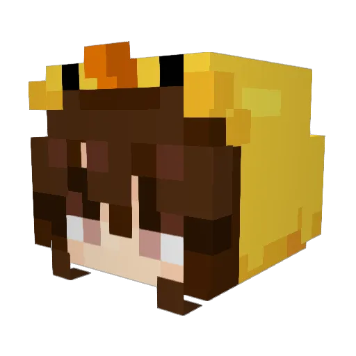 cotePhenix Minecraft avatar head, 3D render