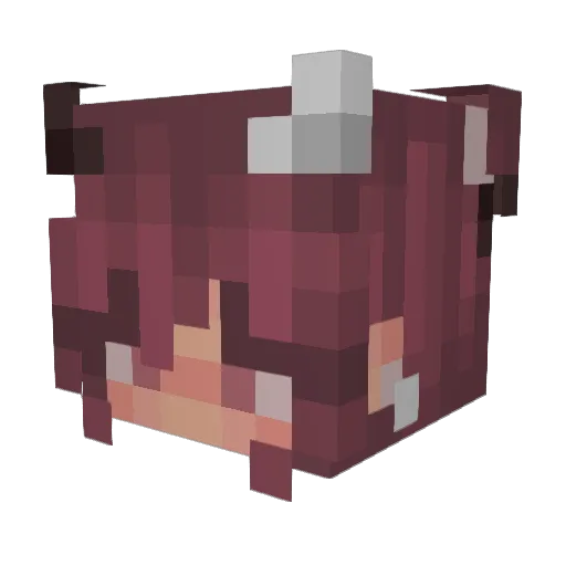 cotnan Minecraft avatar head, 3D render