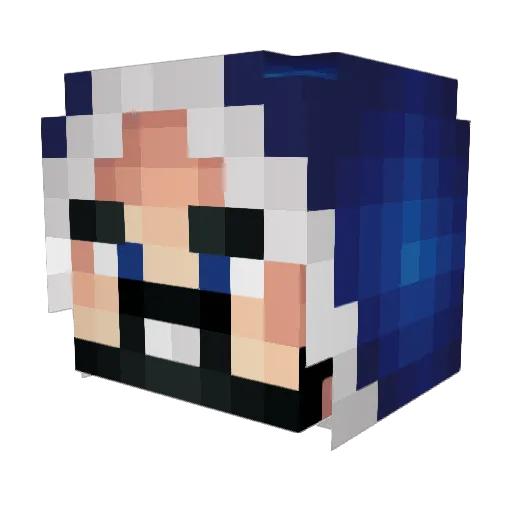 cotto08 Minecraft avatar head, 3D render
