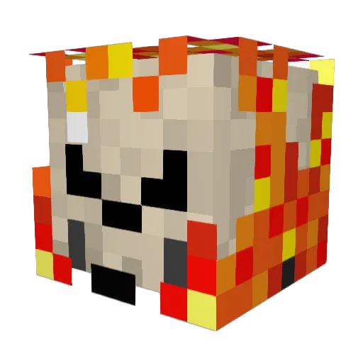 couchdiver Minecraft avatar head, 3D render