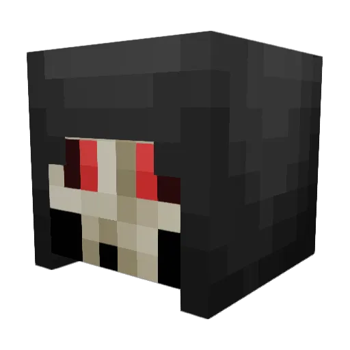 cougartool Minecraft avatar head, 3D render