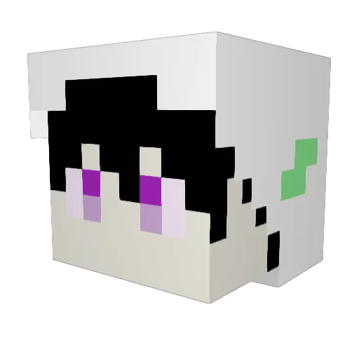 coulaze Minecraft avatar head, 3D render