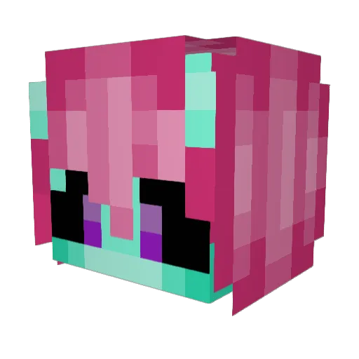 count_draxula Minecraft avatar head, 3D render