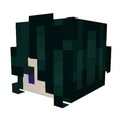 countvampire Minecraft avatar head, 3D render