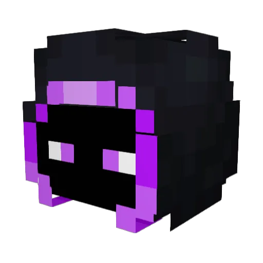 courageousGloss Minecraft avatar head, 3D render