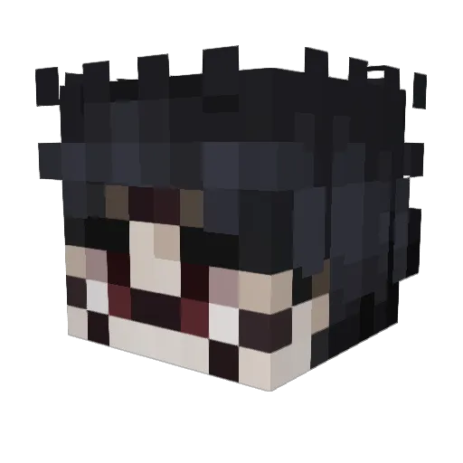 coury47 Minecraft avatar head, 3D render