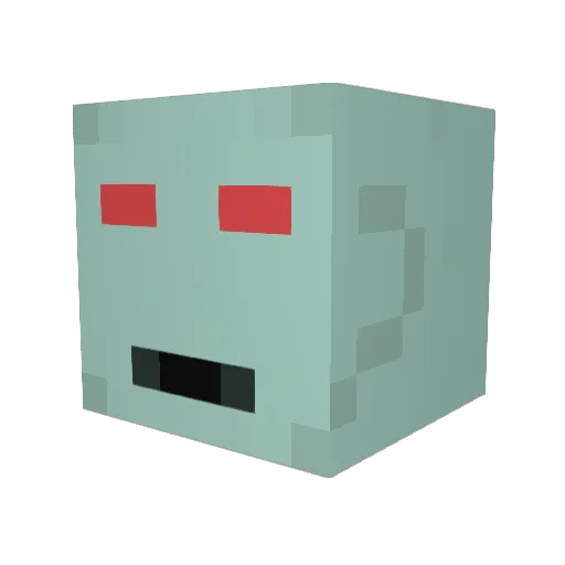 couscoustajine Minecraft avatar head, 3D render