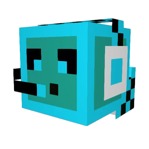 covboy03 Minecraft avatar head, 3D render