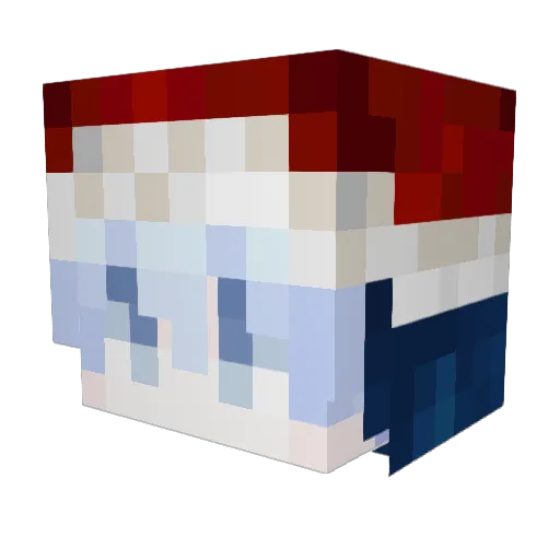 covensi Minecraft avatar head, 3D render