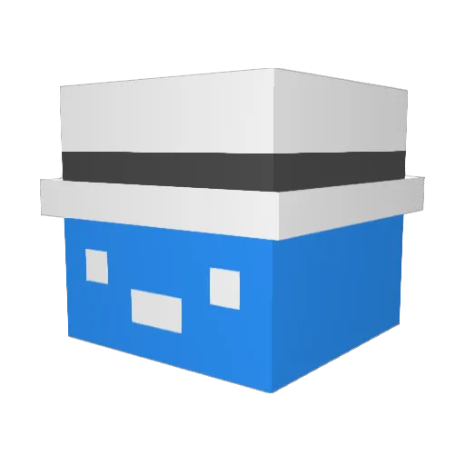 covexFN Minecraft avatar head, 3D render