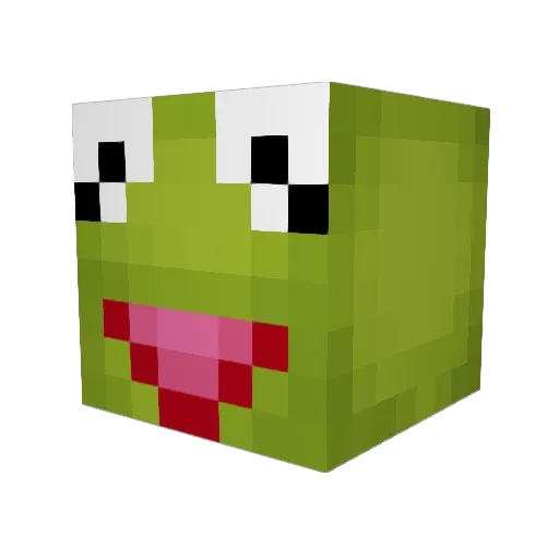 cow_soup Minecraft avatar head, 3D render