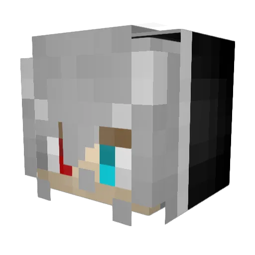 coward0831 Minecraft avatar head, 3D render
