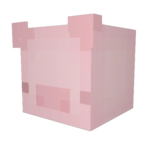 cowboy18 Minecraft avatar head, 3D render
