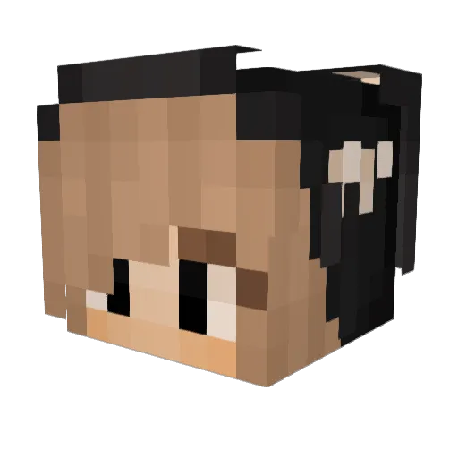 cowboythee Minecraft avatar head, 3D render