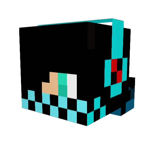 cowhunter5 Minecraft avatar head, 3D render