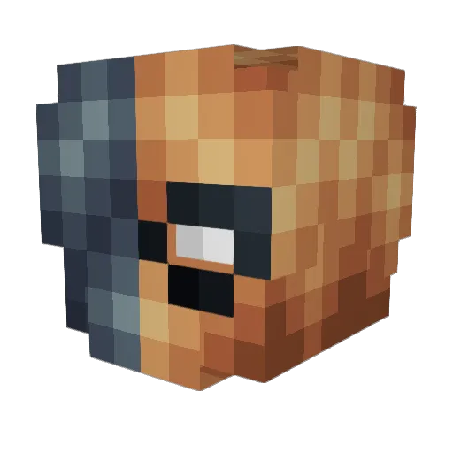 cowie22 Minecraft avatar head, 3D render
