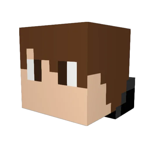 cowlord0505 Minecraft avatar head, 3D render