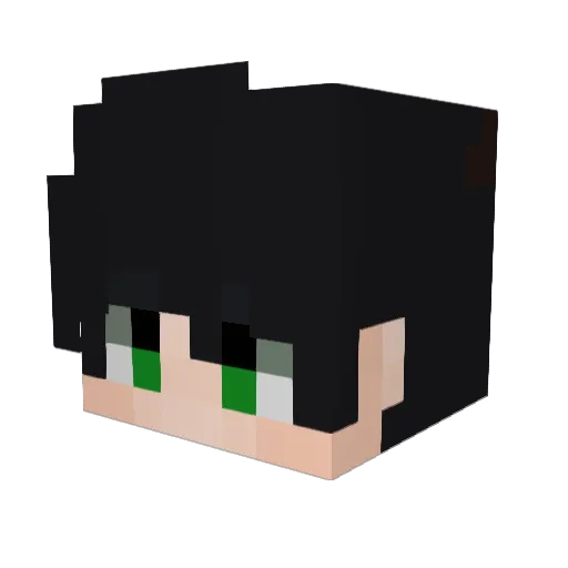 cowmonkeygod Minecraft avatar head, 3D render